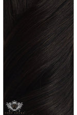 Brown Black - Wrap Ponytail Clip In Hair Extensions 12 / 16 / 22 Inch
