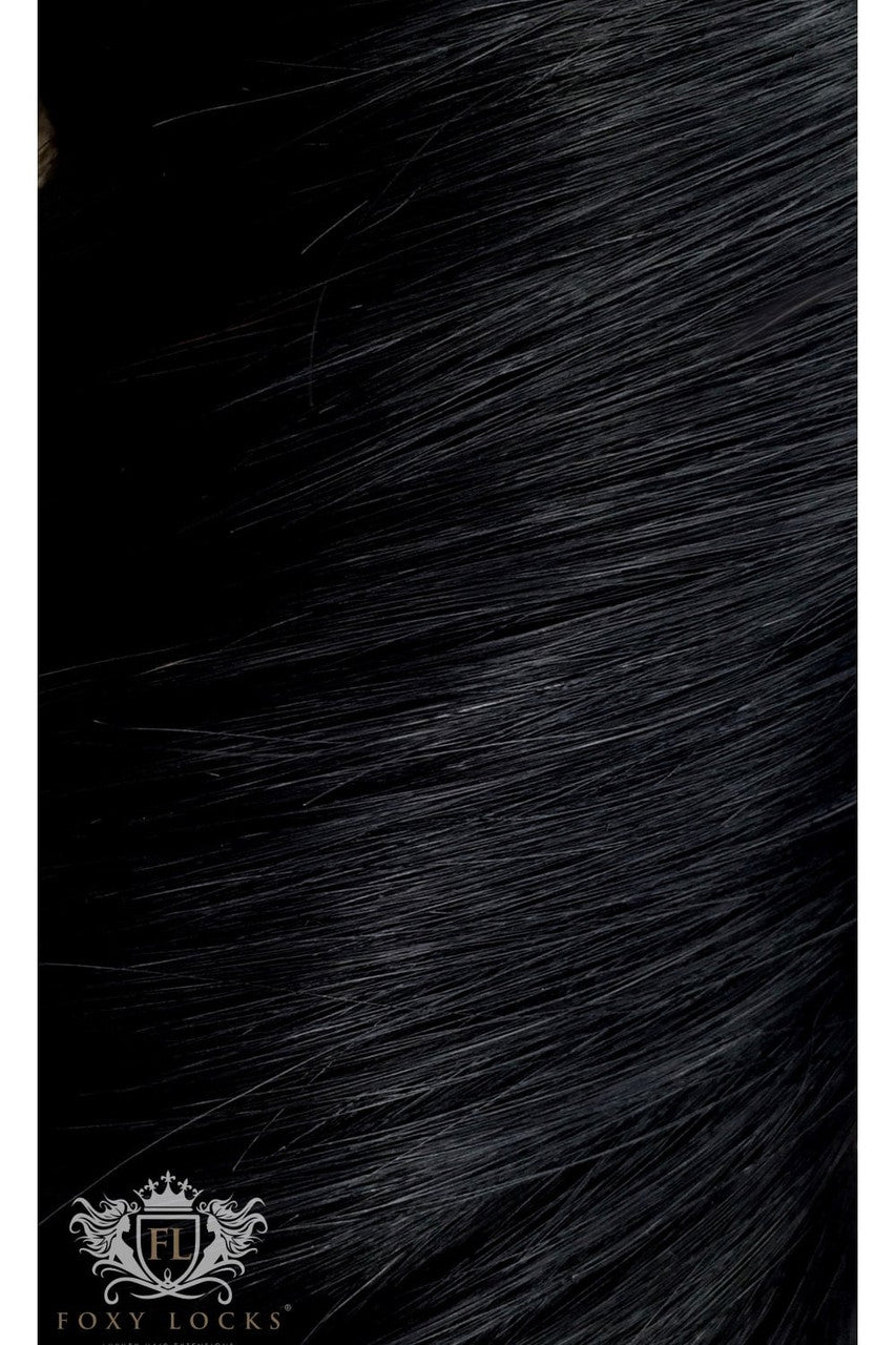 Jet Black - Wrap Ponytail Clip In Hair Extensions 12 / 16 / 22 Inch