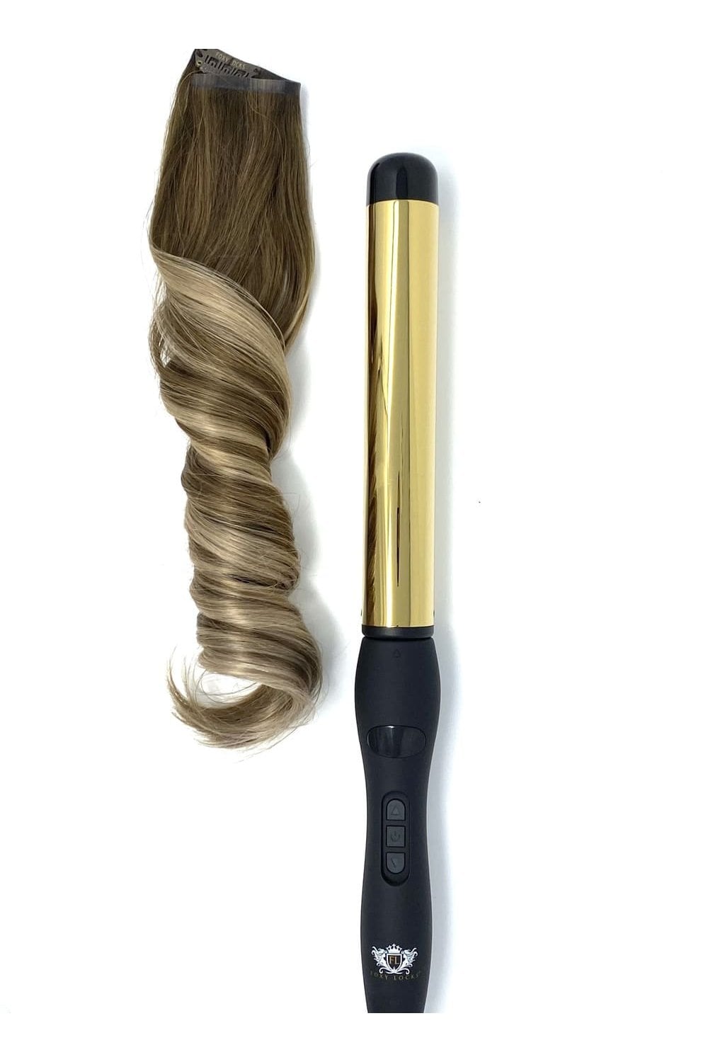 Curling Wand | Gold Plated Titanium 32mm Hair Styling Tool - Curler