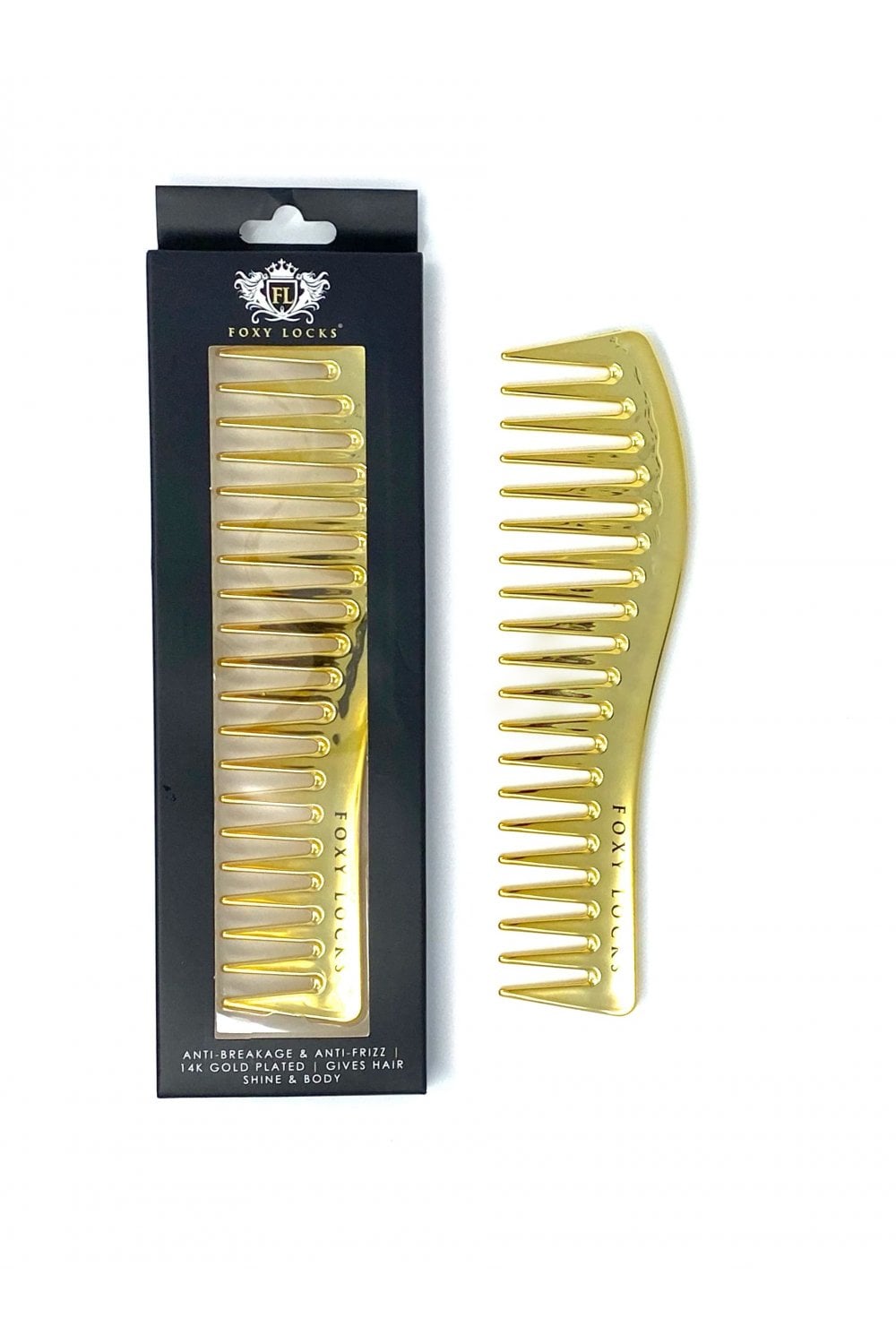 Foxy Locks Gold Plated Styling Wave Comb