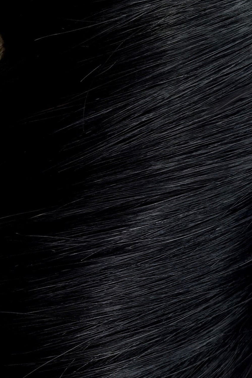 Jet Black LiteTape® Hair Extensions | Tape In