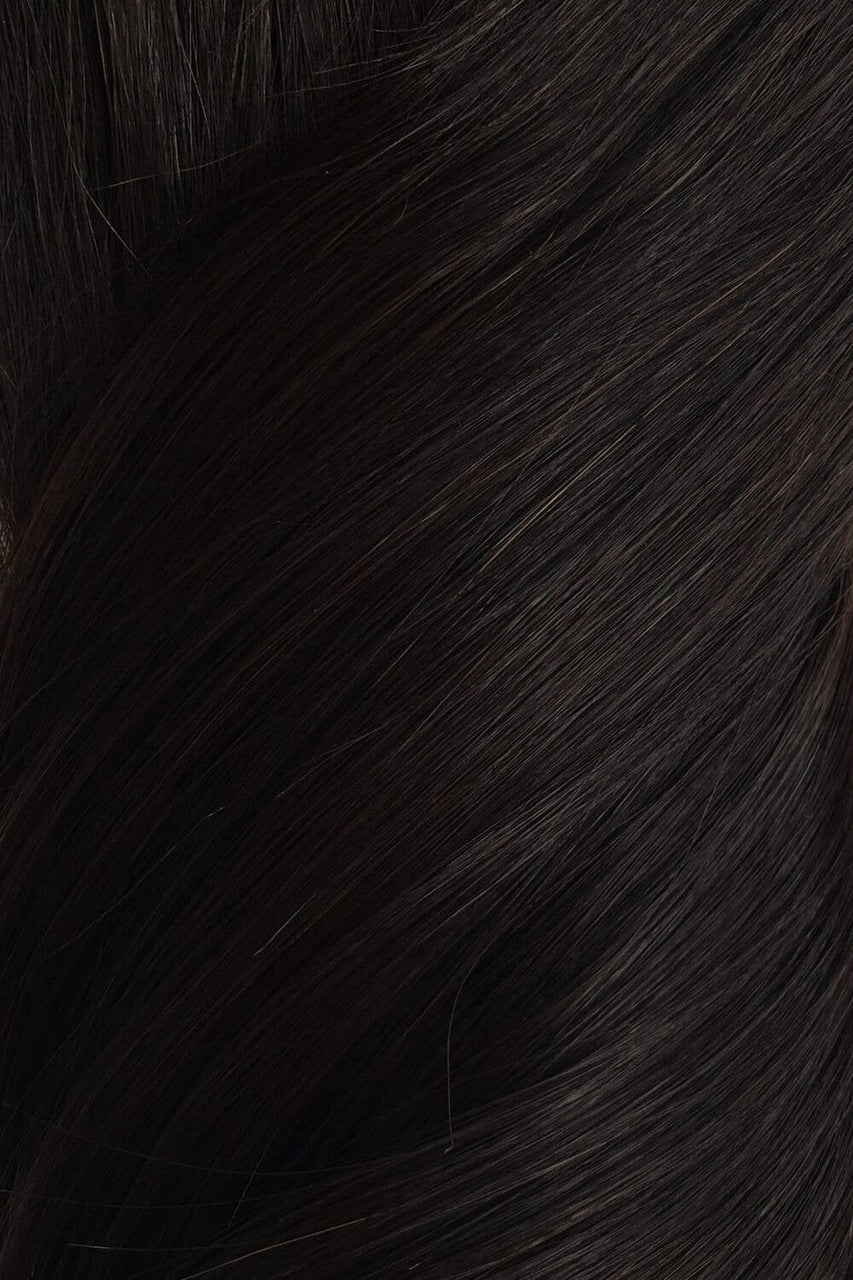Brown Black LiteTape® Hair Extensions | Tape In