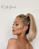 Creme Brulee - Wrap Ponytail Clip In Hair Extensions 12 / 16 / 22 Inch