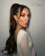 Creme Brulee - Wrap Ponytail Clip In Hair Extensions 12 / 16 / 22 Inch