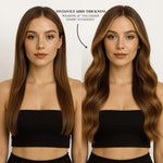 Creme Brulee - One Weft Volumizer Seamless Clip In Remy Human Hair Extensions | Foxy Locks