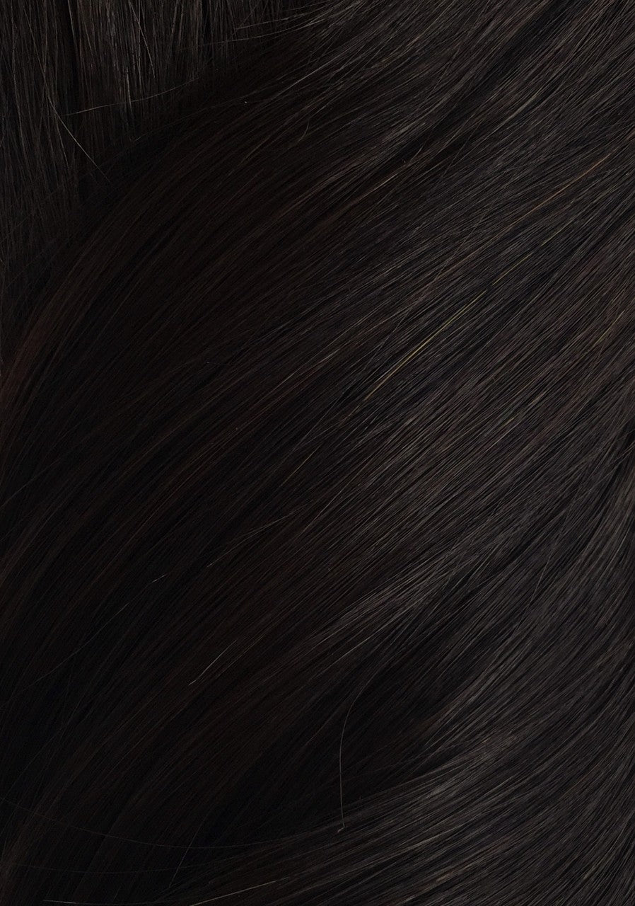 Brown Black - Seamless Clip In Remy Human Hair Extensions | Foxy Locks