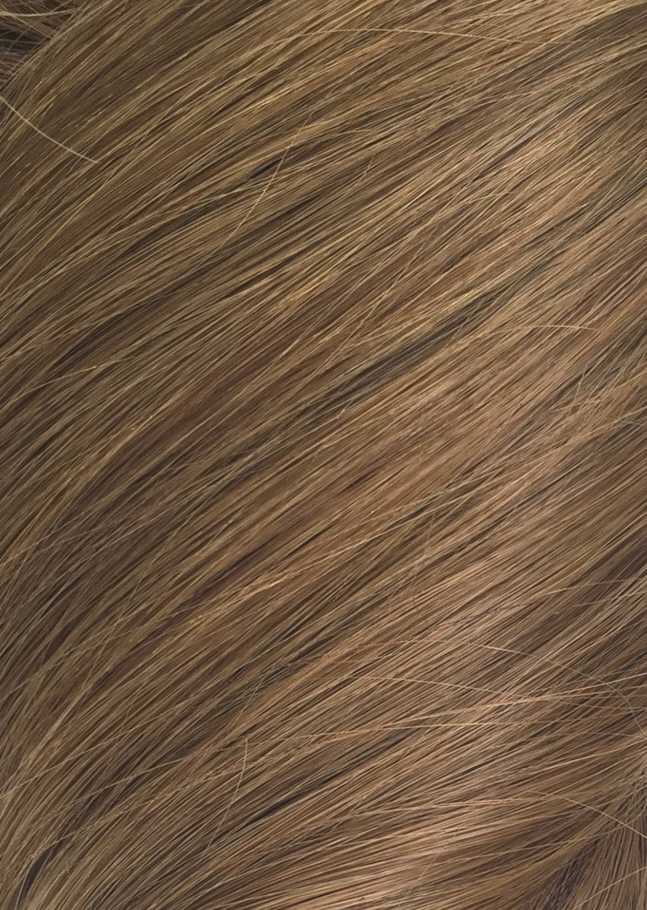 Chestnut - Double Wefted Lace Full Head Clip in Human Hair Extensions