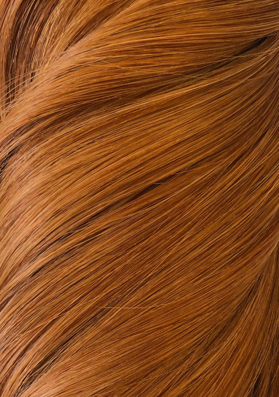 Cinnamon Ginger - One Weft Volumizer Seamless Clip In Remy Human Hair Extensions | Foxy Locks