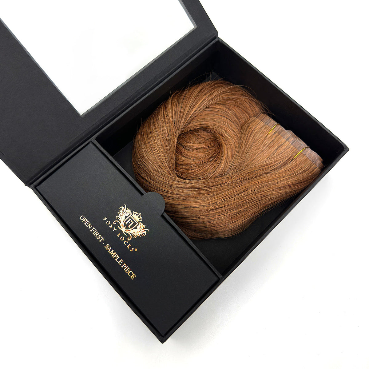 Cinnamon Ginger - Double Wefted Lace Full Head Clip in Human Hair Extensions