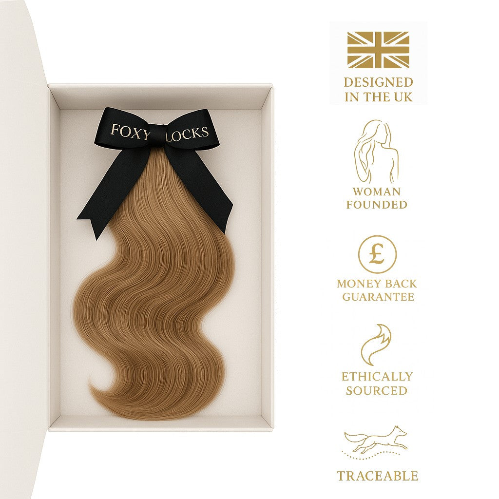 Brondie - Double Wefted Lace Full Head Clip in Human Hair Extensions