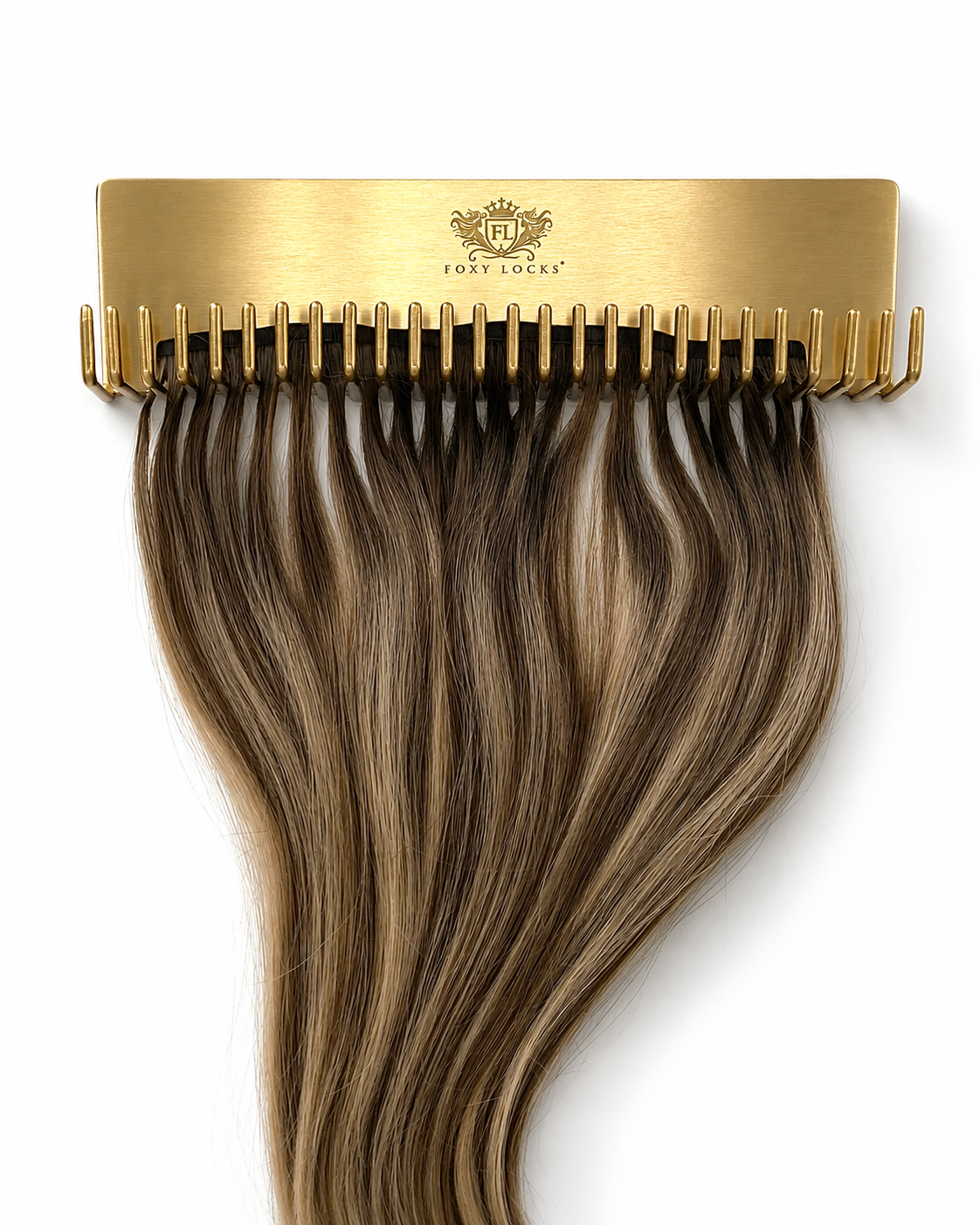 FOXY HAIR EXTENSIONS HOLDER & STYLER - GOLD