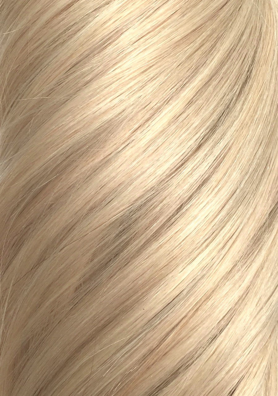 Hollywood Blonde - One Weft Volumizer Seamless Clip In Remy Human Hair Extensions | Foxy Locks