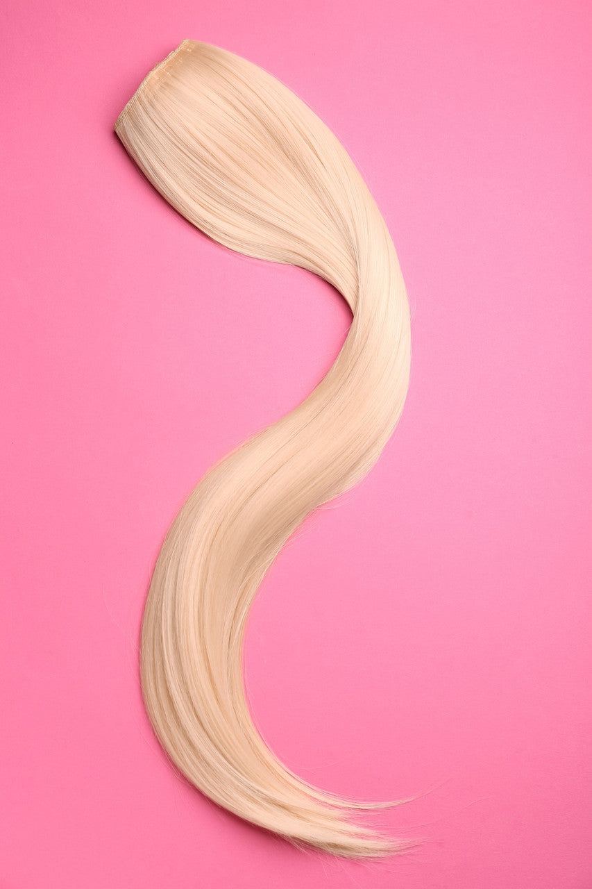 Silver Fox - Double Wefted Lace Full Head Clip in Human Hair Extensions