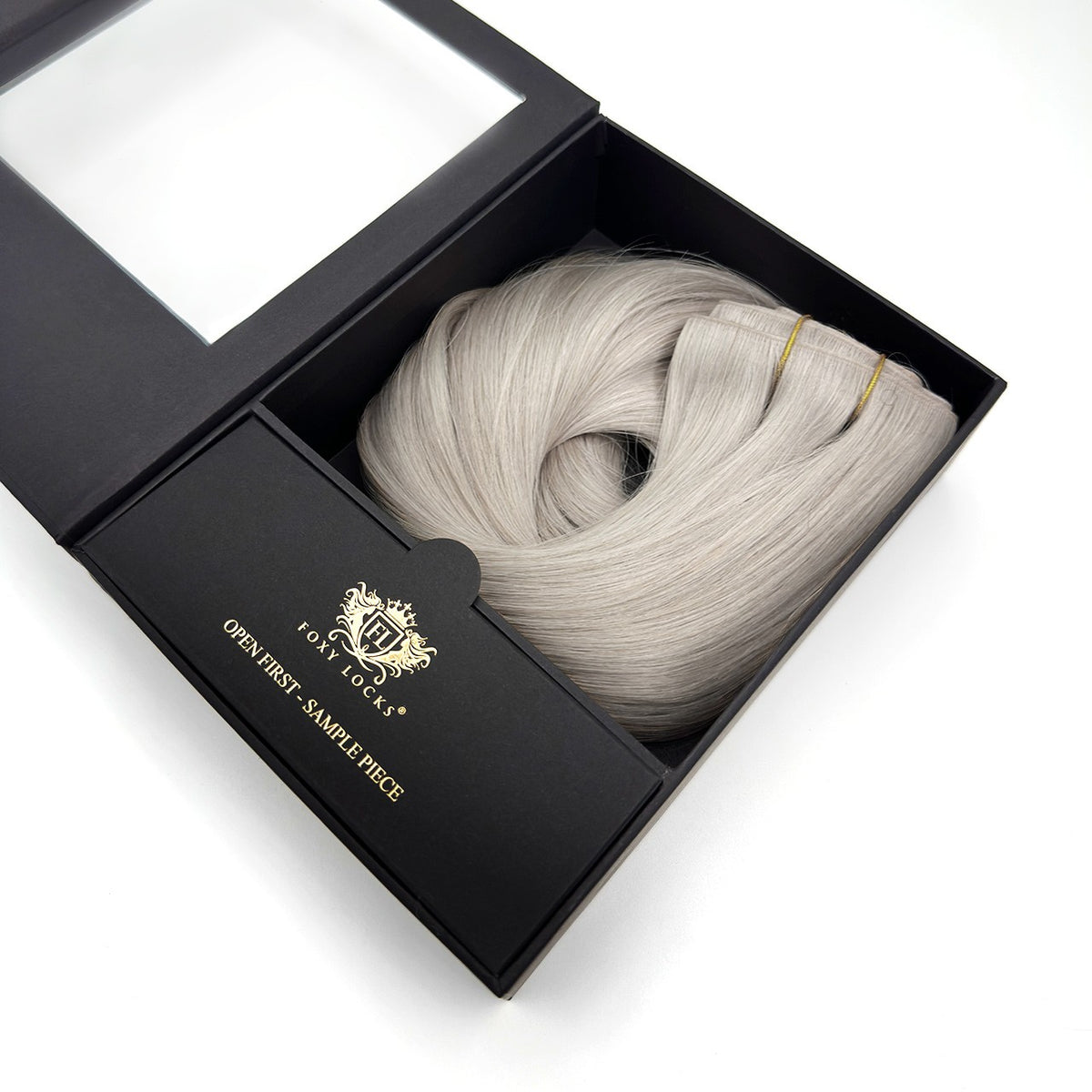 Silver Fox - Seamless Clip In Remy Human Hair Extensions | Foxy Locks
