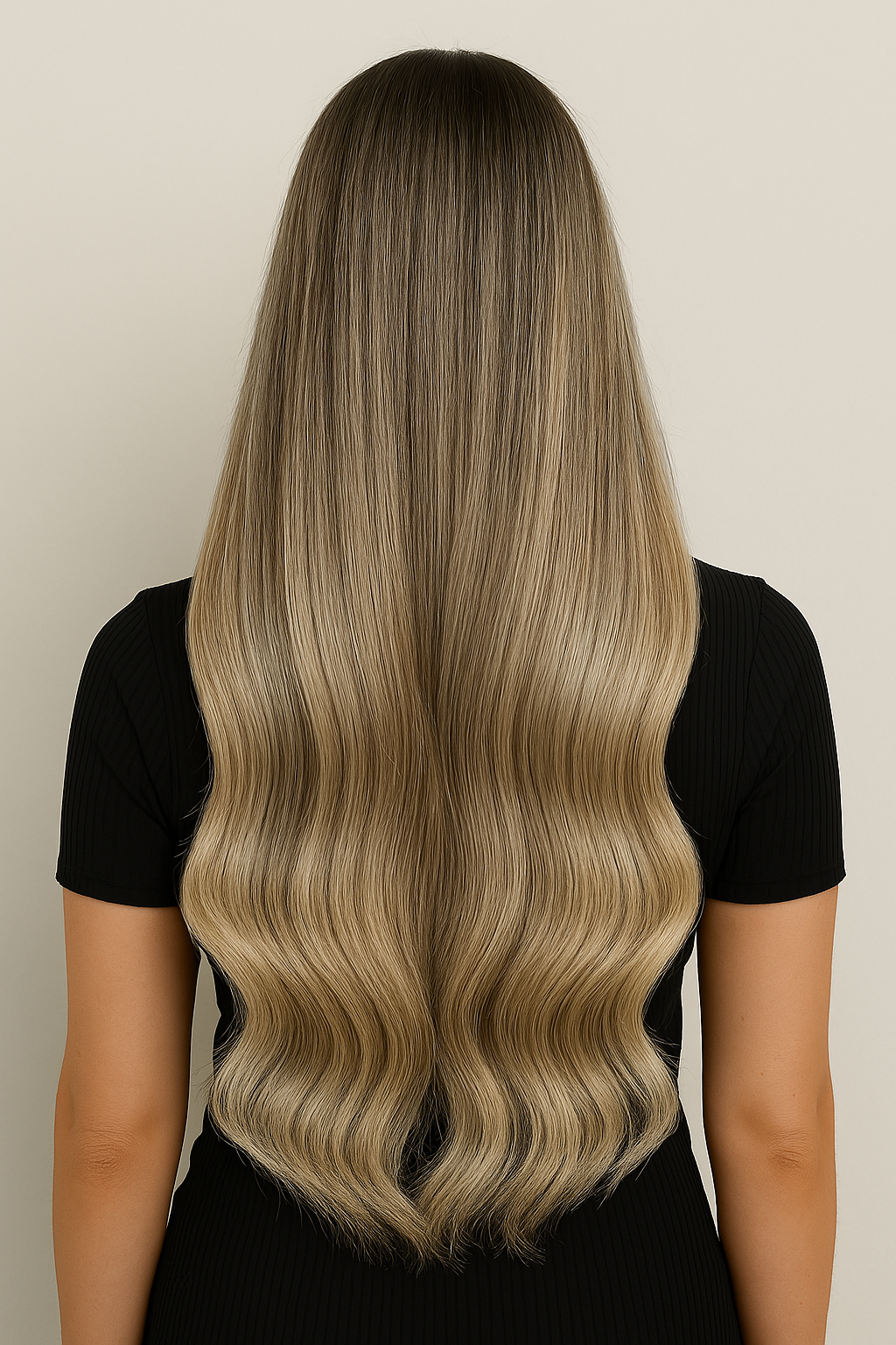 Coffee Caramel - Double Wefted Lace Full Head Clip in Human Hair Extensions